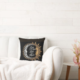 Zon & Maan Kussen – Boho Quote Decor