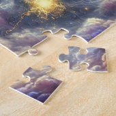 Zon & Maan Liefhebbers Hemelse Seelenpartners Kuns Legpuzzel (Zijkant)