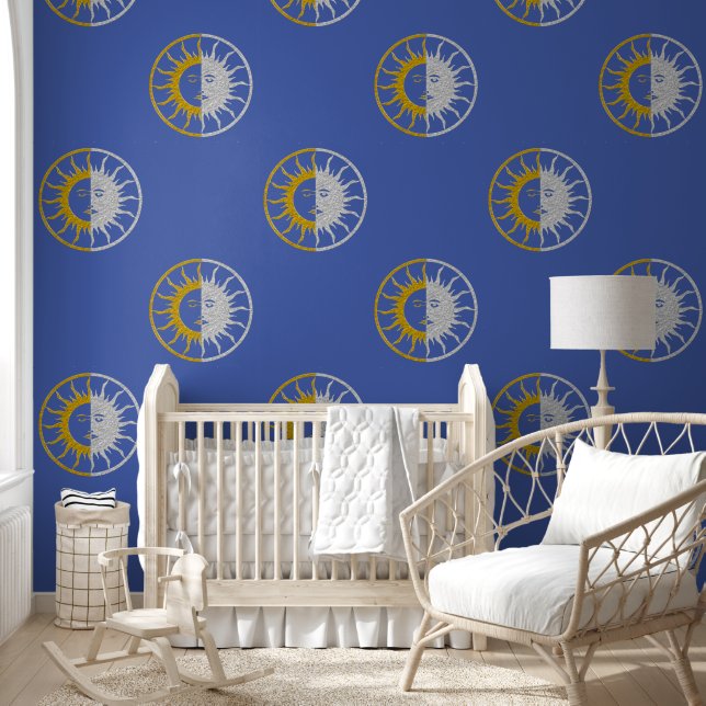 ZON & MAAN - Spirit Symbool 2 Behang (Kinderen)