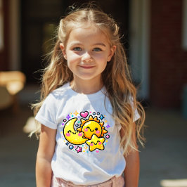 Zon Maan Ster Y2K Cute Peutershirt Kinder Shirts