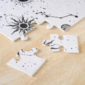 Zon Maan sterren mensen Legpuzzel (Zijkant)