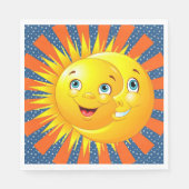 Zon Maan Sterren Papieren servetten (Voorkant)