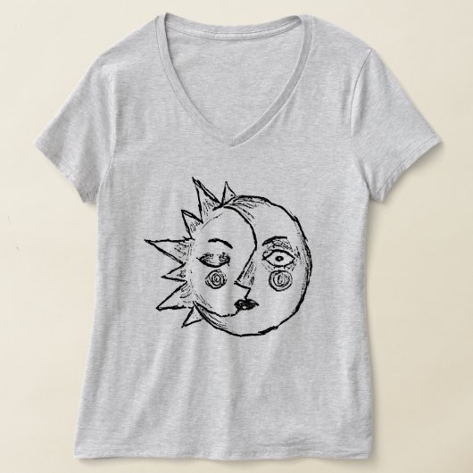 Zon & Maan T-shirt (Laagn)