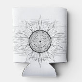 Zon Mandala 1 Blikjeskoeler (Achterkant)