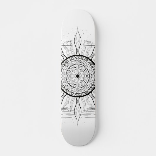 Zon Mandala 1 Persoonlijk Skateboard (Voorkant)