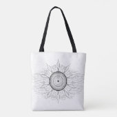 Zon Mandala 1 Tote Bag (Achterkant)