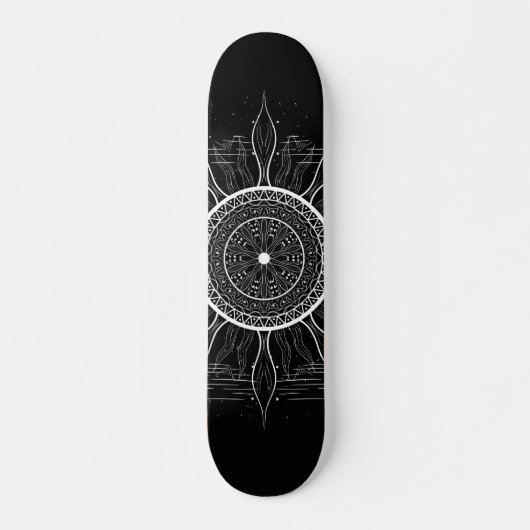 Zon Mandala 2 Persoonlijk Skateboard (Voorkant)