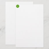 Zon Mandala groen Briefpapier (Voorkant / Achterkant)