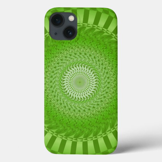 Zon Mandala groen Case-Mate iPhone Case (Achterkant)