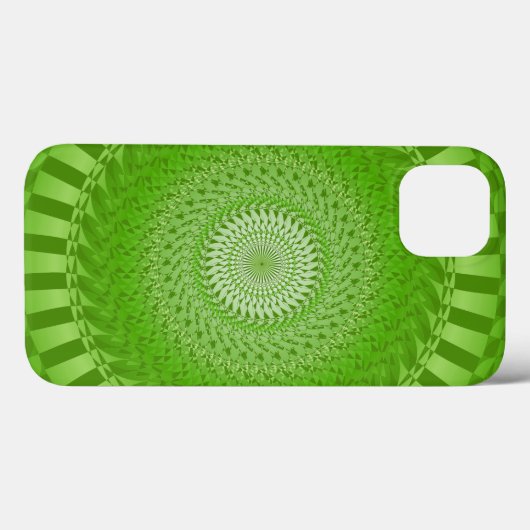 Zon Mandala groen Case-Mate iPhone Case (Achterkant (horizontaal))