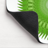 Zon Mandala groen Muismat (Hoek)