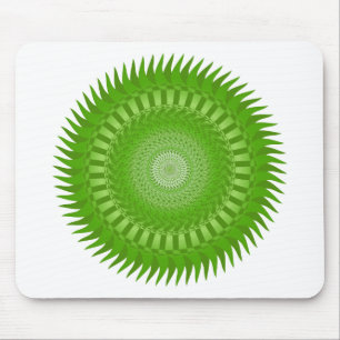 Zon Mandala groen Muismat