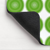 Zon Mandala groen Muismat (Hoek)