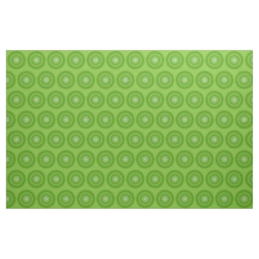 Zon Mandala groen Stof (Yard (91,4 cm))