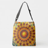 Zon Mandala - Schoudertas, Tote Tas (Achterkant)