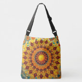 Zon Mandala - Schoudertas, Tote Tas (Voorkant)