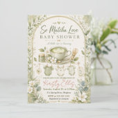 Zo'n Matcha Liefde Baby Shower Kaart (Staand voorkant)
