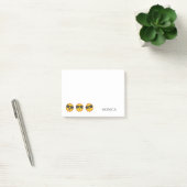 Zon met Zonnebril Happy Emoji Faces Personaliseren Post-it® Notes (Kantoor)