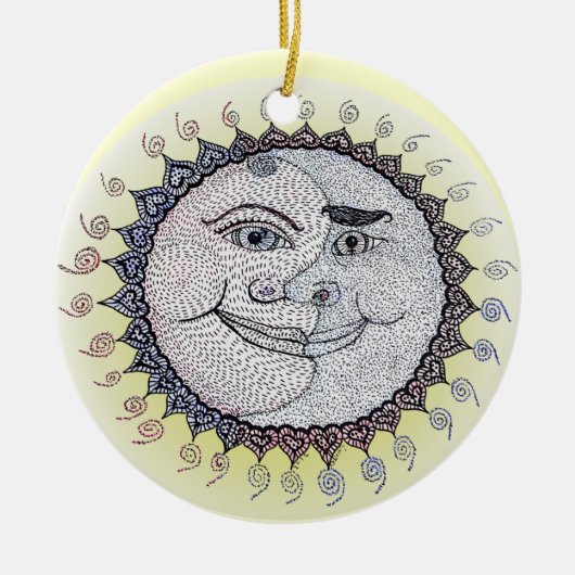 Zon/Moon Friendship Ornament (Voorkant)
