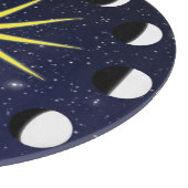 Zon, Moon Phases & Stars Snijplank (Hoek)
