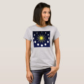 Zon, Moon Phases & Stars T-shirt (Voorkant volledig)