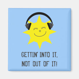 Zon muziek beluisteren om in IT magnet te gaan