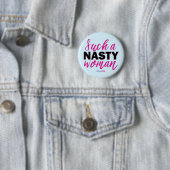 ZO'N NASTY VROUWEN // Hillary Clinton Button (In situ)