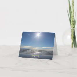 Zon oceaangolven Tranquility Note Kaart