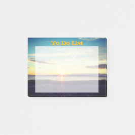 Zon om lijst te doen post-it® notes