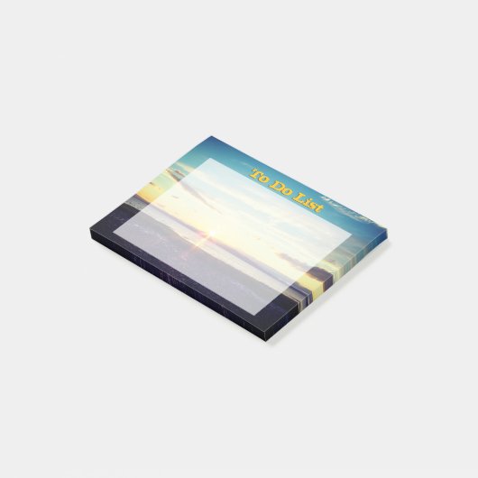 Zon om lijst te doen post-it® notes (Schuin)