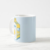 Zon ontbreekt melkkarton koffiemok (Voorkant links)