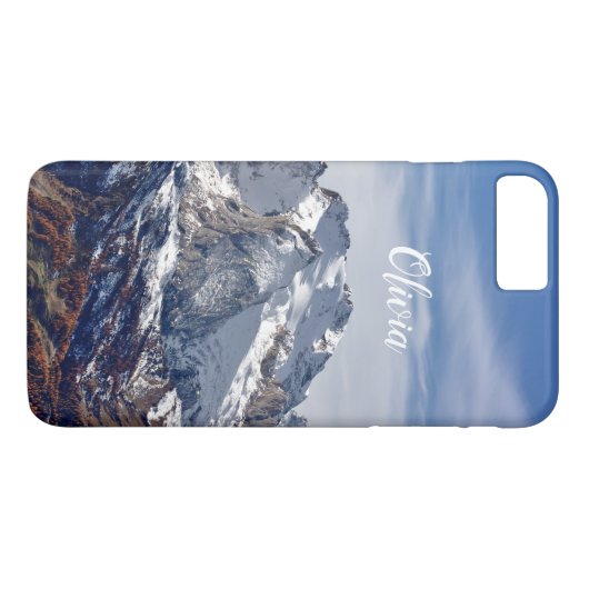 Zon op de Bergen Case-Mate iPhone Case (Achterkant (Horizontaal))