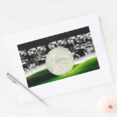 ZON OP DE MAAN RECHTHOEKIGE STICKER (Envelop)