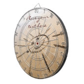 Zon op de strand dartbord (Voorkant Rechts)