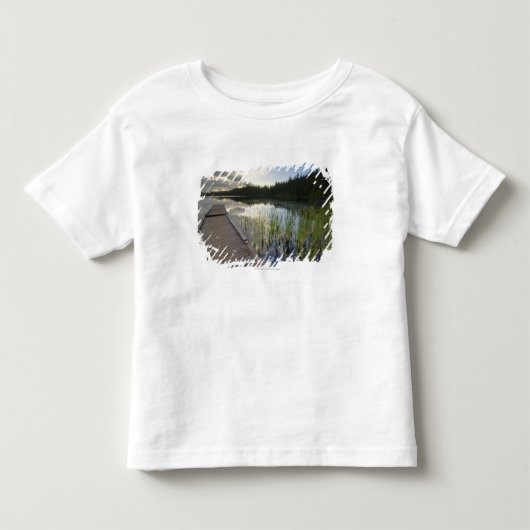 Zon op een klein meer kinder shirts (Voorkant)