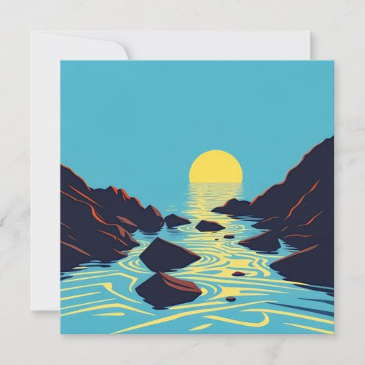Zon op het water (Voorkant)