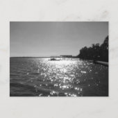 Zon op het water briefkaart (Voorkant)