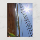 Zon op je nagels briefkaart (Voorkant)