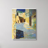 Zon op straat canvas afdruk (Voorkant)