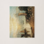Zon opkomend door dampen van Joseph Turner Legpuzzel (Verticaal)