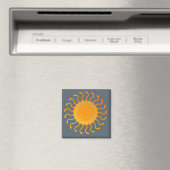 Zon Ornament Ontwerp Magneet (Insitu (Vaatwasser))