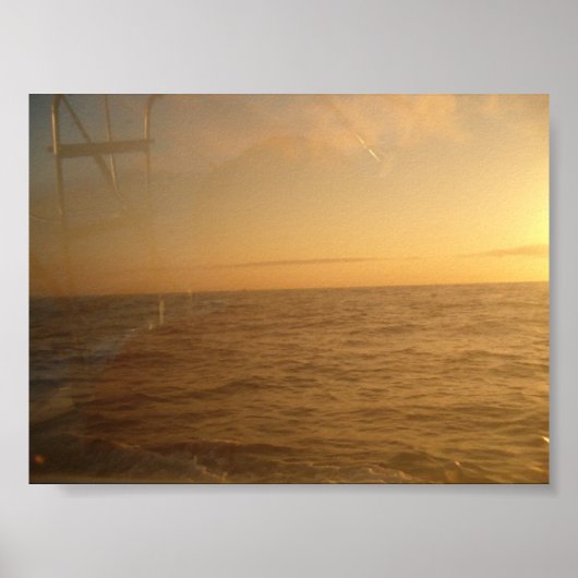 zon over de oceaan in Cabo Poster (Voorkant)