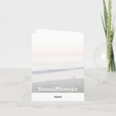 Zon over Laguna Beach Kaart (Achterkant)