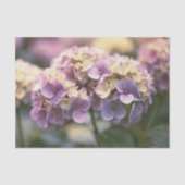 Zon Overgoten Lavendel Gele Hortensia Decoupage Tissuepapier (Voorkant)