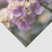 Zon Overgoten Lavendel Gele Hortensia Decoupage Tissuepapier (Detail)