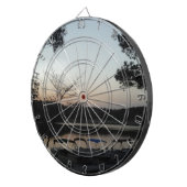 Zon plaatsen, rijzende maan boven Arrowiad Dartbord (Voorkant Rechts)