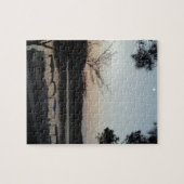 Zon plaatsen, rijzende maan boven Arrowiad Legpuzzel (Horizontaal)