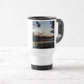 Zon plaatsen, rijzende maan boven Arrowiad Reisbeker (Voorkant rechts)