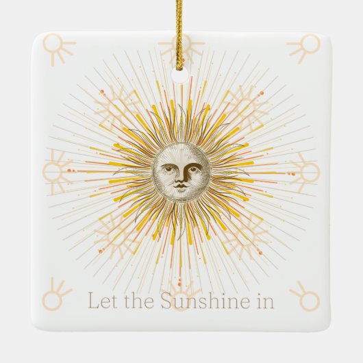 Zon/plant Ornament (Achterkant)