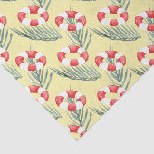 Zon & plezier (Design 49 Geel/Sinaasappel serie) Tissuepapier (Detail)